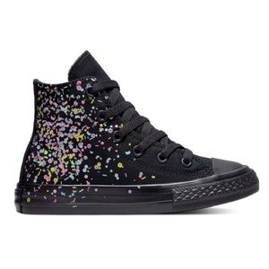 Girls Converse All Star Confetti High Tops